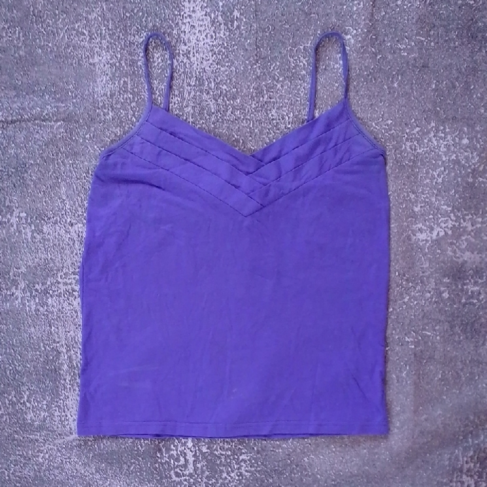 Vintage 90s MISTER LEONARD Purple Women's Camisole Top